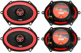 2 Pair Cerwin-Vega V68 6x8