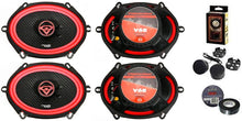 Charger l'image dans la galerie, 2 Cerwin-Vega V68 6x8" 600W Vega Series 2-Way Coaxial 4-ohm Speakers Bundle