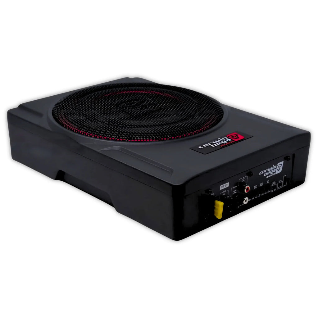 Cerwin Vega Mobile VR10 10" Under Seat  550W Powered Car Subwoofer Amplifier Kit