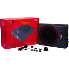 Charger l'image dans la galerie, Cerwin Vega VR10 Under Seat Subwoofer Enclosure + KIT4R 4G AMP Kit