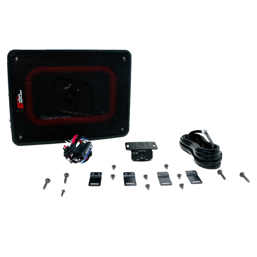 Cerwin Vega VPAS68 Active 6"x8" Subwoofer Enclosure + 4G Amp Kit