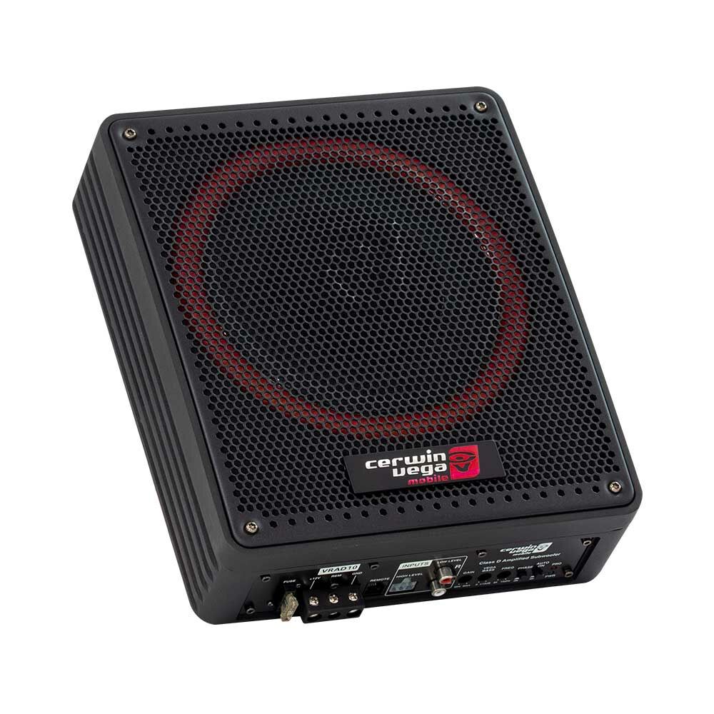 Cerwin Vega VRAD10 VEGA Series 10" Active Slim Subwoofer Enclosure W/Passive Radiator