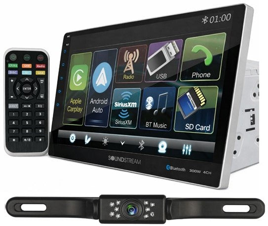 Soundstream VRCPAA-106MW 10.6" 2-DIN Digital Multimedia + Camera PK4