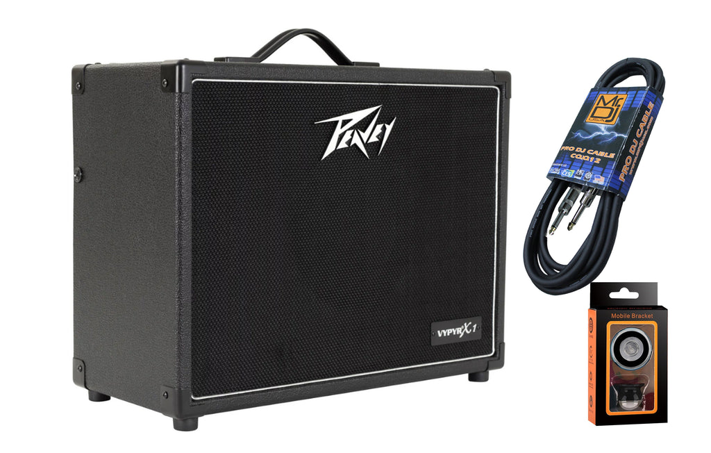 Peavey VYPYR® X1 Guitar Modeling Amp+Sanpera II footswitch+ Instrument Cable + Phone Holder