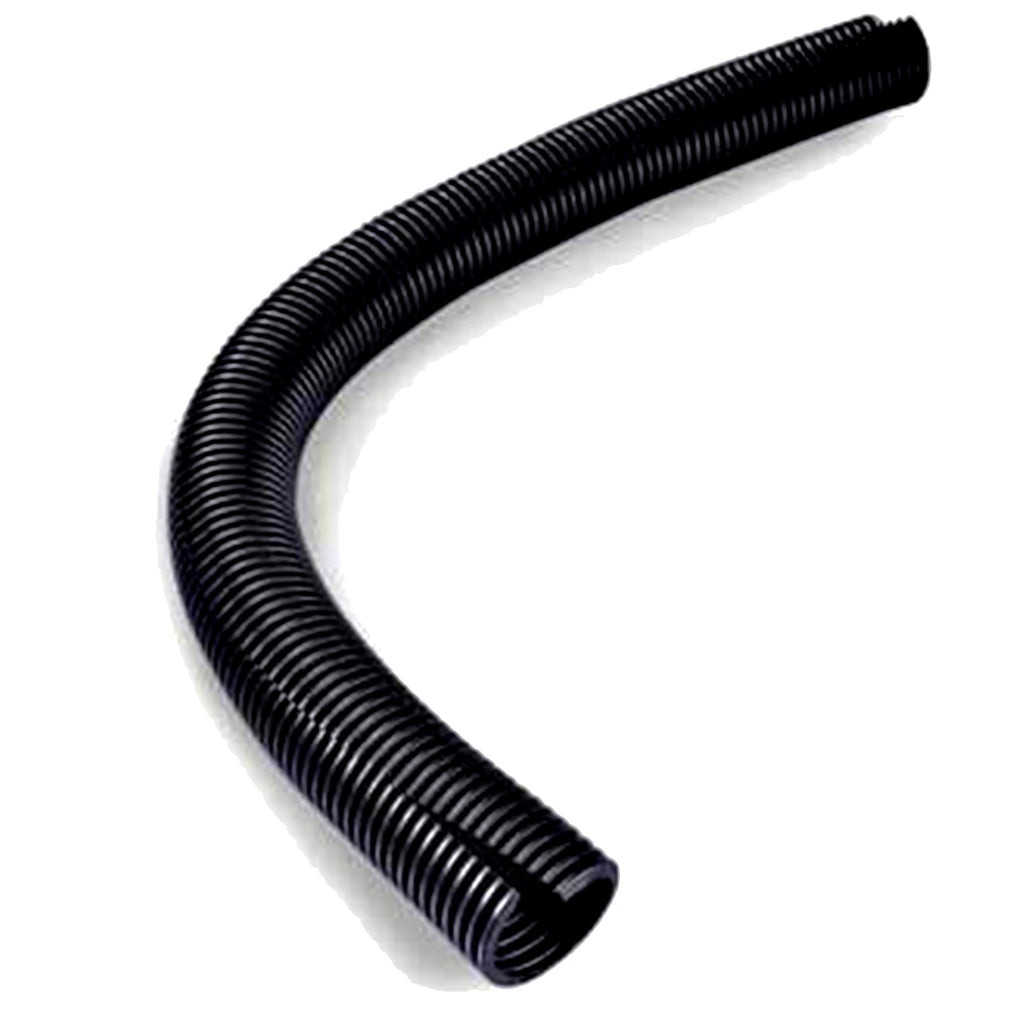 American Terminal  20 Ft. 1/2" Split Wire Loom Conduit Polyethylene Tubing Black Color Sleeve Tube