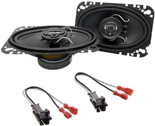 Cerwin Vega XED46 300W 4x6" Coaxial Speakers Fit 1988-1994 Buick Regal