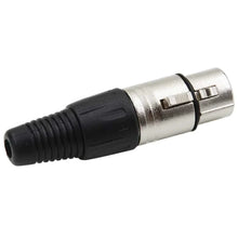 Charger l'image dans la galerie, MR DJ XLRFH10 10 3-Pin XLR Female Connector Heads for Audio Microphone &amp; DMX Cable Applications
