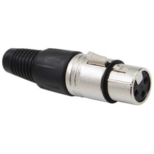 Load image into Gallery viewer, Mr. Dj XLRFH2 2 3-Pin XLR Male Female Microphone Audio Cable Connector Solder Snake Plug Mic XLR Adapter Connectors