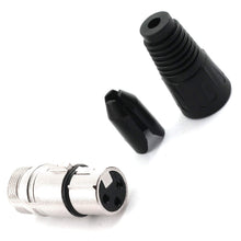 Load image into Gallery viewer, MR DJ XLRFH2 2 3-Pin XLR Female Connector Heads for Audio Microphone &amp; DMX Cable Applications