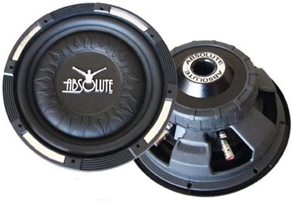 Absolute XS-1000 10" Xcursion Series 1500 Watts Single 4 ohm Slim Shallow Subwoofer