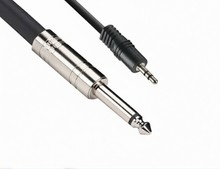Load image into Gallery viewer, MR DJ CEQS6 6 ft 1/4" TRS (Stereo) Male to 1/8" (3.5mm) TRS Stereo Audio Cable
