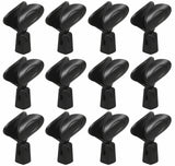 12 MR DJ MC02 Universal Microphone Clip Flex Plastic + Copper Threading