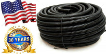 Charger l&#39;image dans la galerie, 100 Ft 1/4&quot; Split Wire Loom Polyethylene Tubing Marine Conduit LOT