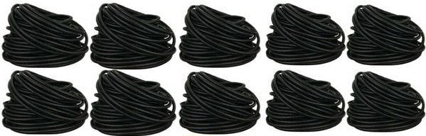 10 Patron SLT34 100 Feet 3/4' Split Loom Wire Tubing Black for Various Automotive, Home, Marine, Industrial Wiring Applications, Etc.