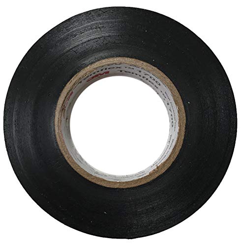 10 Pack 3M Temflex 1700/165 Black 3/4" x 60' General Use Vinyl Electrical Tape