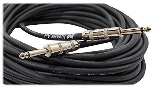 (4) Peavey PV 50' Foot 14-Gauge 1/4" TS to 1/4" TS S/S Speaker Cables