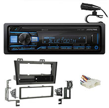 Load image into Gallery viewer, 1-Din Alpine Digital Media Bluetooth Stereo Receiver + Metra 99-8211 Dash Kit For 2000-2004 Toyota Avalon