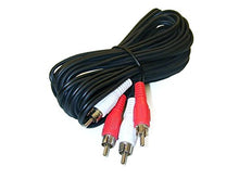 Charger l&#39;image dans la galerie, 12 Feet 2 RCA Male to Male Audio Cable (2 White/2 Red Connectors)