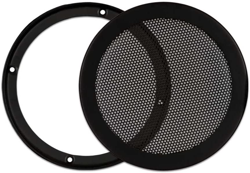 (2) MK Audio Universal 6.5" Universal Steel Mesh Protective Speaker Grills-Pair