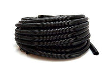 Load image into Gallery viewer, 100 Feet 1/4&quot; Split Loom - Tubing Wire Conduit Hose Cover Auto Home Marine Black