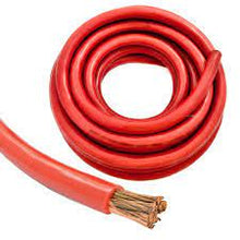 Charger l&#39;image dans la galerie, (2) Absolute USA 1/0 Gauge 50 FT Xtreme Twisted Power Ground Wire Cables Red