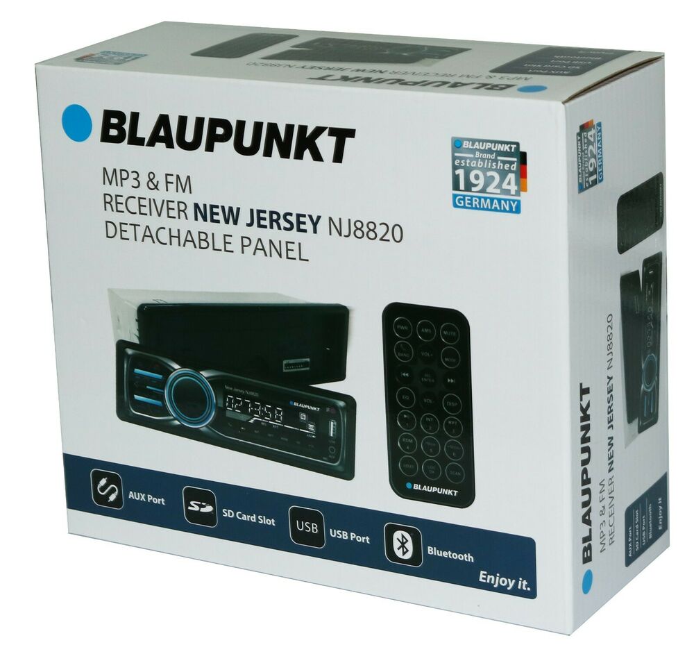 Blaupunkt NEW JERSEY NJ8820 Single Din MP3/FM Digital Car Stereo Receiver USB