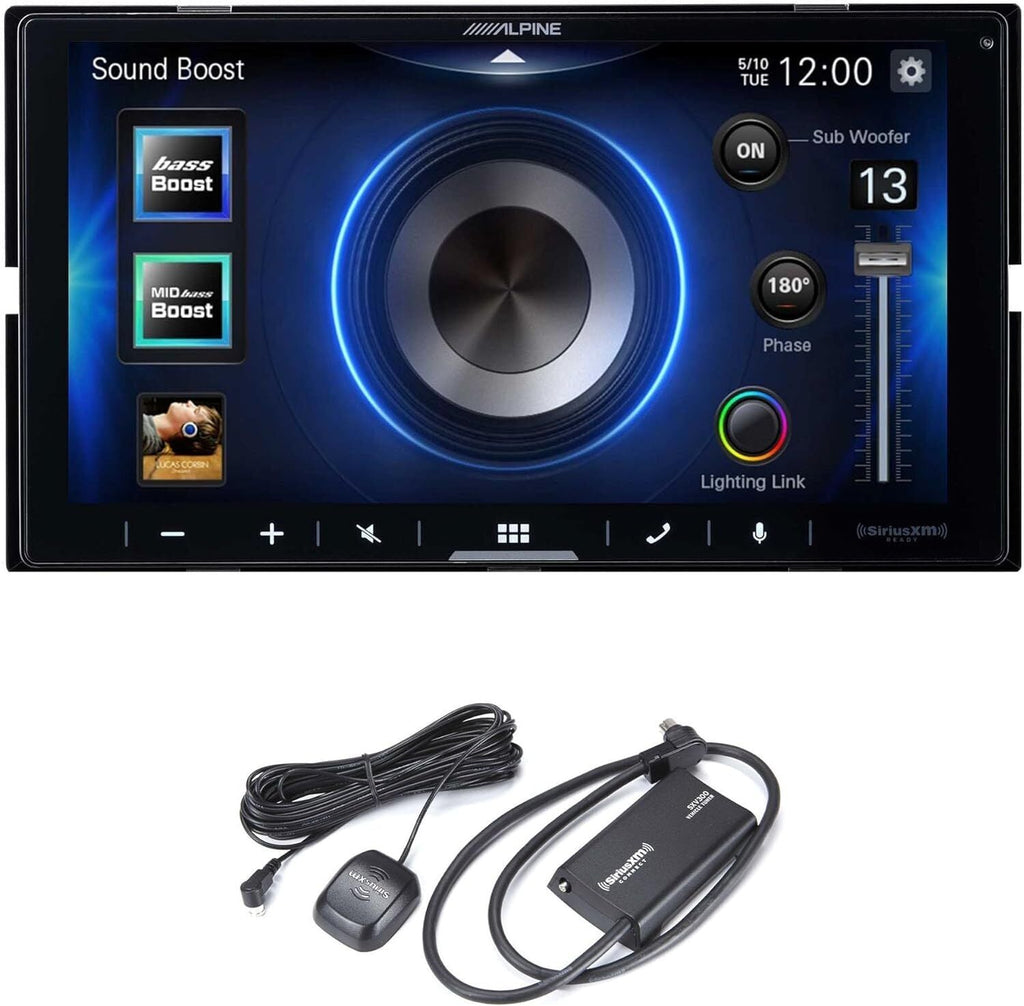 Alpine iLX-W670 7" Apple CarPlay Android Auto 2-DIN Car Stereo + SiriusXM Tuner