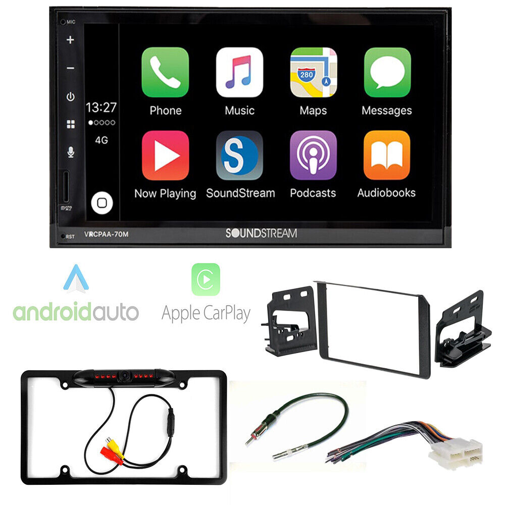 VRCPAA-70M 7" Double DIN Bluetooth CarPlay Android Dash Kit for 1995-1998 GMC CK Pickup