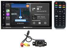 Load image into Gallery viewer, Soundstream VRCPAA-70M 7&quot; Double DIN Bluetooth Apple CarPlay &amp; Android +Camera
