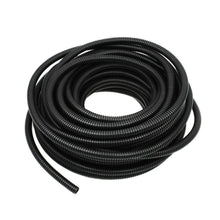 Charger l&#39;image dans la galerie, 10 FT 1/4&quot; INCH Split Loom Tubing Wire Conduit Hose Cover Auto Home Marine Black