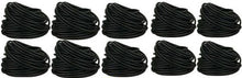 Load image into Gallery viewer, 10 Patron 100 Feet 3/4&#39; Split Loom Wire Tubing Black for Various Automotive, Home, Marine, Industrial Wiring Applications